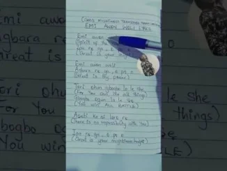 Tunde Enijoba – Emi Awon Woli Ipa Re Ga Mp3 Download